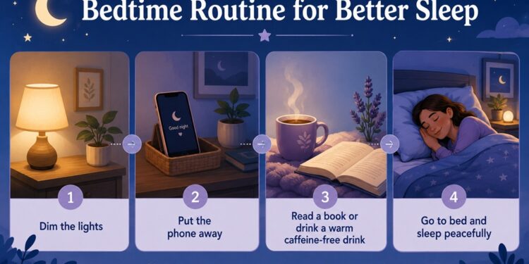 bedtime routine for better sleep